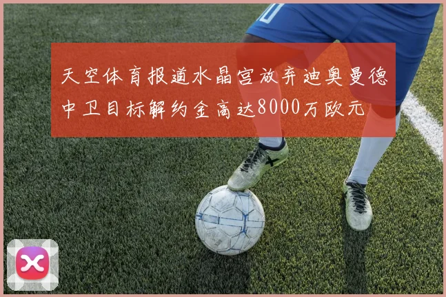 天空体育报道水晶宫放弃迪奥曼德中卫目标解约金高达8000万欧元